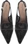 Baldinini Petal mesh slingback in black Dames - Thumbnail 2