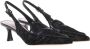 Baldinini Petal mesh slingback in black Dames - Thumbnail 3