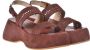 Baldinini Sandal in brown suede Brown Dames - Thumbnail 3