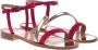 Baldinini Sandal in fuchsia suede Pink Dames - Thumbnail 3