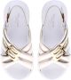 Baldinini Sandal in gold nappa leather Yellow Dames - Thumbnail 2