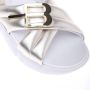 Baldinini Sandal in gold nappa leather Yellow Dames - Thumbnail 4