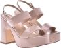 Baldinini Sandal in nude shiny leather Beige Dames - Thumbnail 3