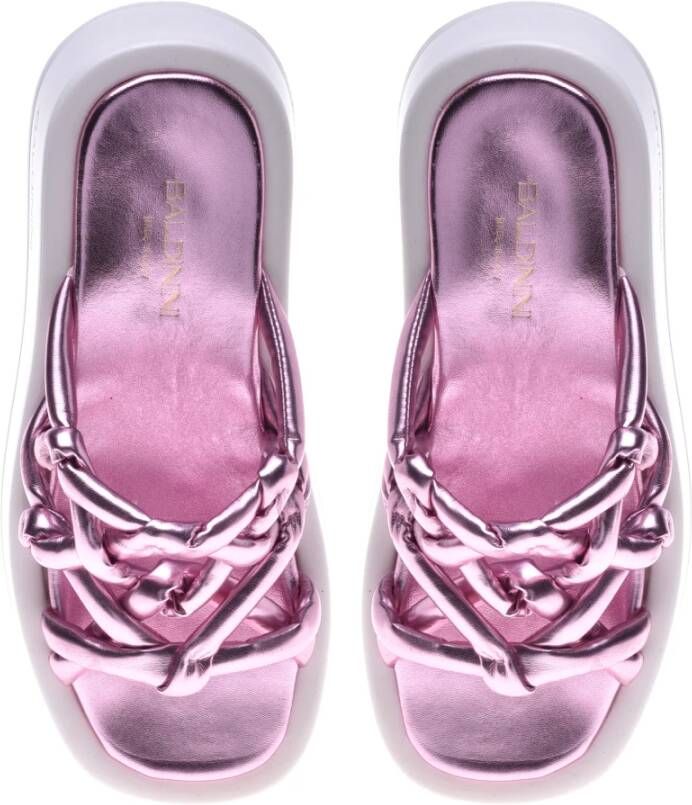 Baldinini Sandal in pink eco-leather Pink Dames