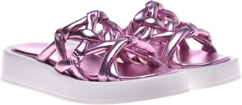 Baldinini Sandal in pink eco-leather Pink Dames