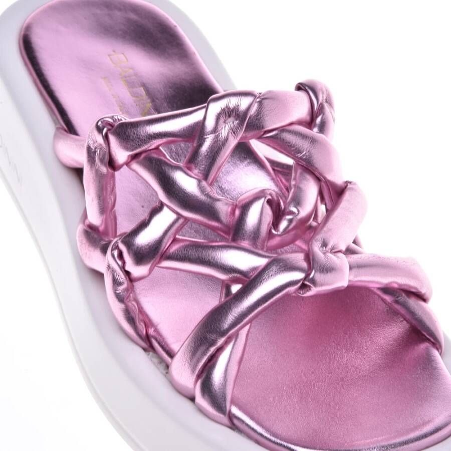 Baldinini Sandal in pink eco-leather Pink Dames