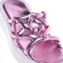 Baldinini Sandal in pink eco-leather Pink Dames - Thumbnail 4