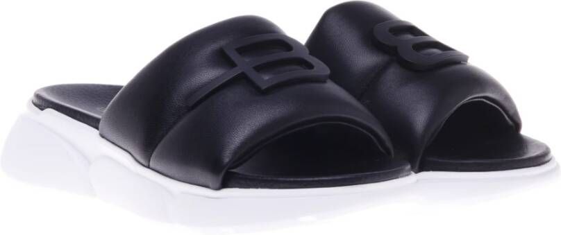 Baldinini Slipper in black calfskin Black Dames