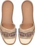 Baldinini Slipper in tan raffia Brown Dames - Thumbnail 2