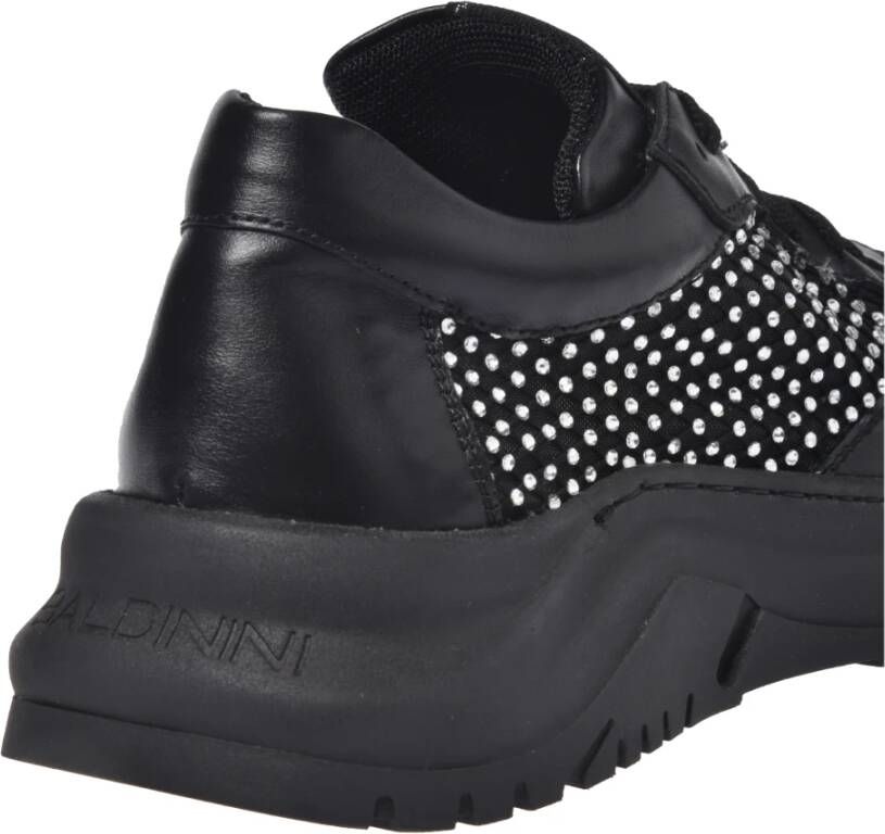 Baldinini Sneaker in black mesh Black Dames