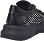 Baldinini Sneaker in black mesh Black Dames - Thumbnail 4