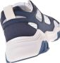 Baldinini Heren Blauw Witte Sneakers Multicolor Heren - Thumbnail 4