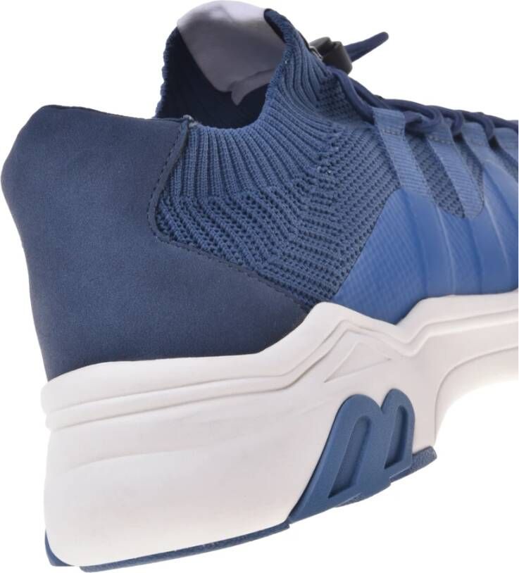 Baldinini Sneaker in blue eco-leather Blue Heren