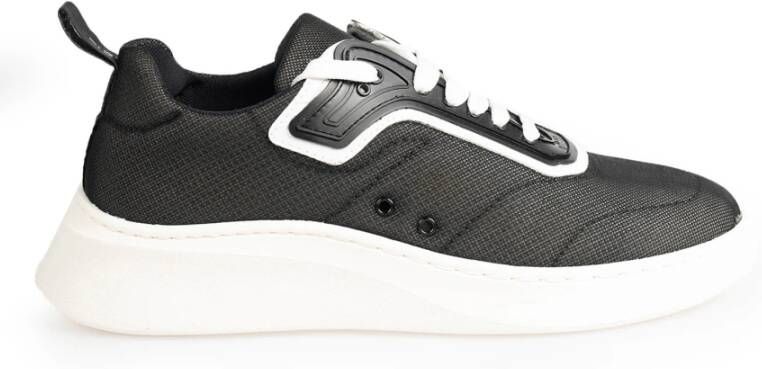 Baldinini Sneakers met Ronde Neus Zwart Heren