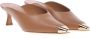 Baldinini Tan leather sabot Beige Dames - Thumbnail 3