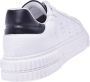 Baldinini Witte Leren Casual Lage Sneakers White Heren - Thumbnail 5