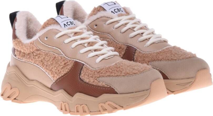 Baldinini Trainers in beige eco-leather Brown Dames