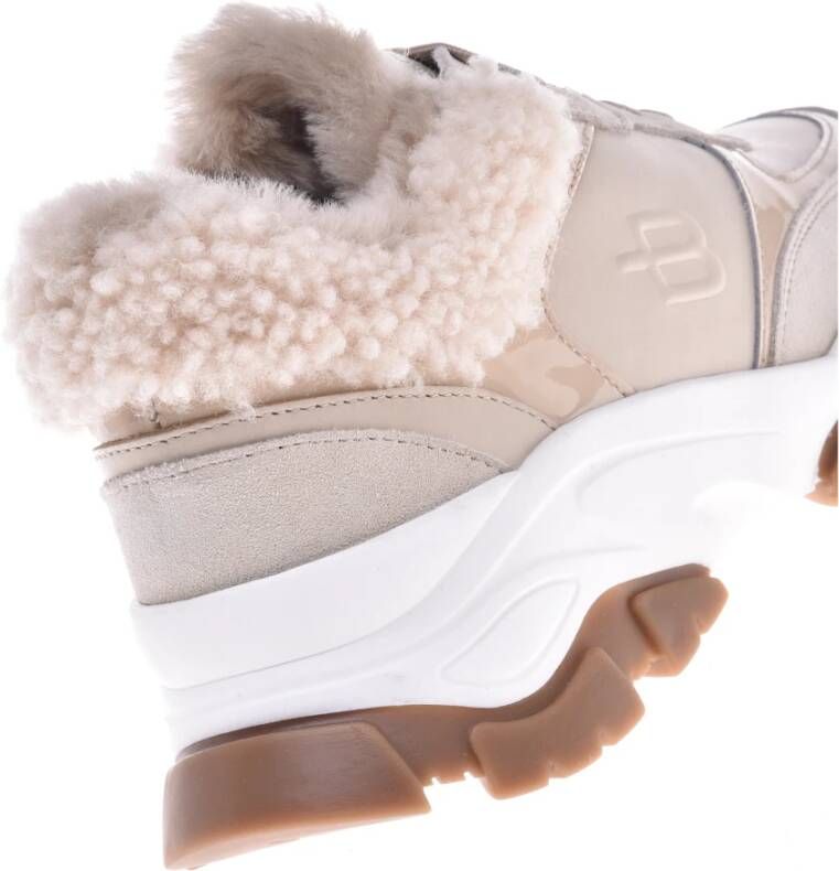 Baldinini Trainers in beige leather and suede Beige Dames