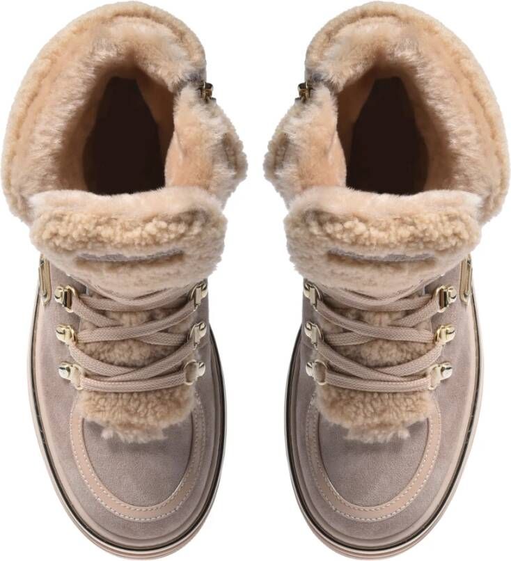 Baldinini Trainers in beige suede and sheepskin Beige Dames