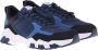 Baldinini Trainers in black and blue eco-leather Blue Heren - Thumbnail 3