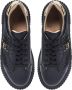 Baldinini Trainers in black and platinum mirrored leather Zwart Dames - Thumbnail 2