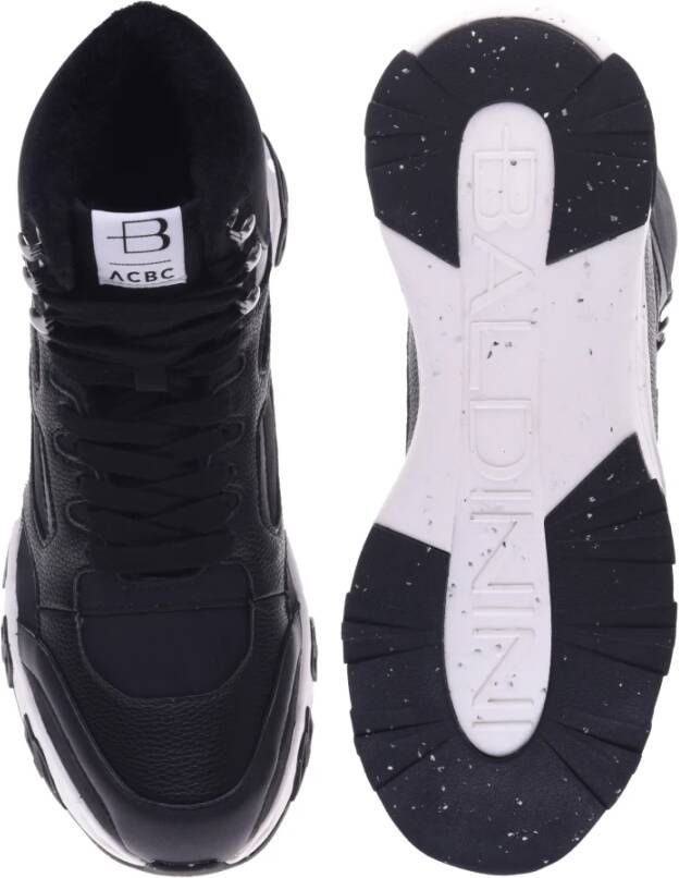 Baldinini Trainers in black eco-leather Black Heren