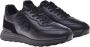 Baldinini Trainers in black leather and tumbled leather Black Heren - Thumbnail 3