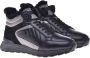 Baldinini Trainers in black leather and tumbled leather Black Heren - Thumbnail 3