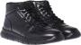 Baldinini Trainers in black leather and tumbled leather Black Heren - Thumbnail 3