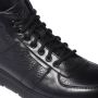 Baldinini Trainers in black leather and tumbled leather Black Heren - Thumbnail 4