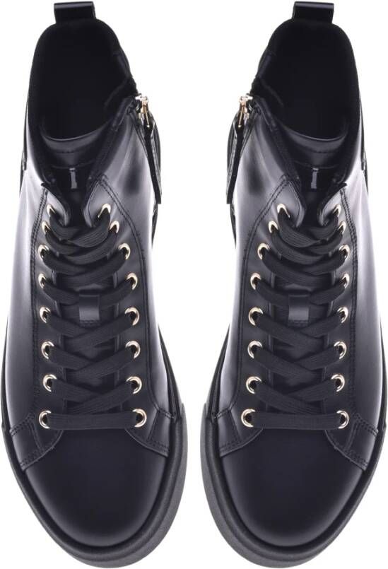 Baldinini Trainers in black leather Black Dames