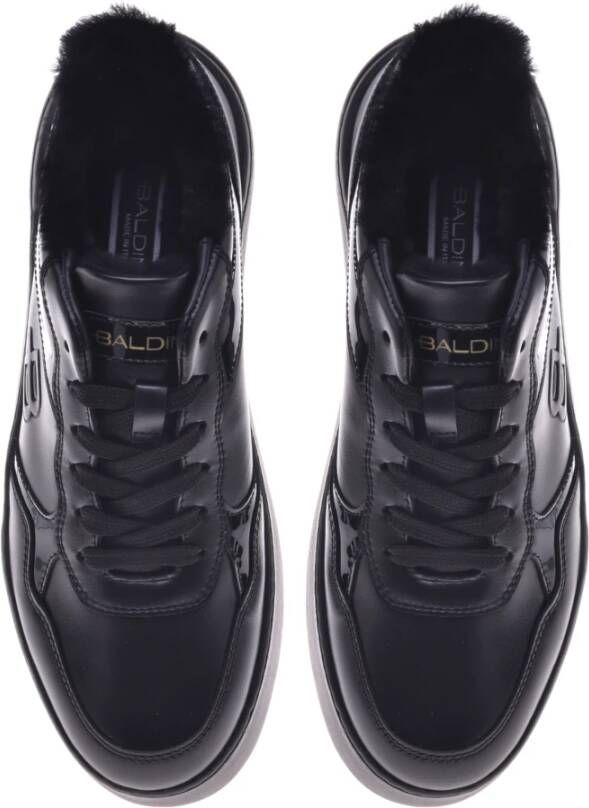 Baldinini Trainers in black leather Black Dames