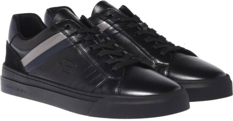 Baldinini Trainers in black leather Black Heren