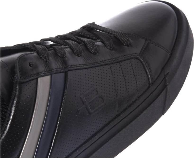 Baldinini Trainers in black leather Black Heren