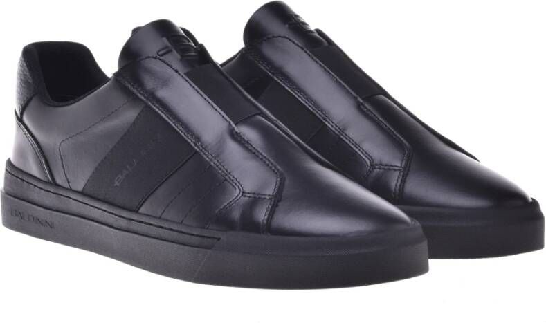 Baldinini Trainers in black leather Black Heren