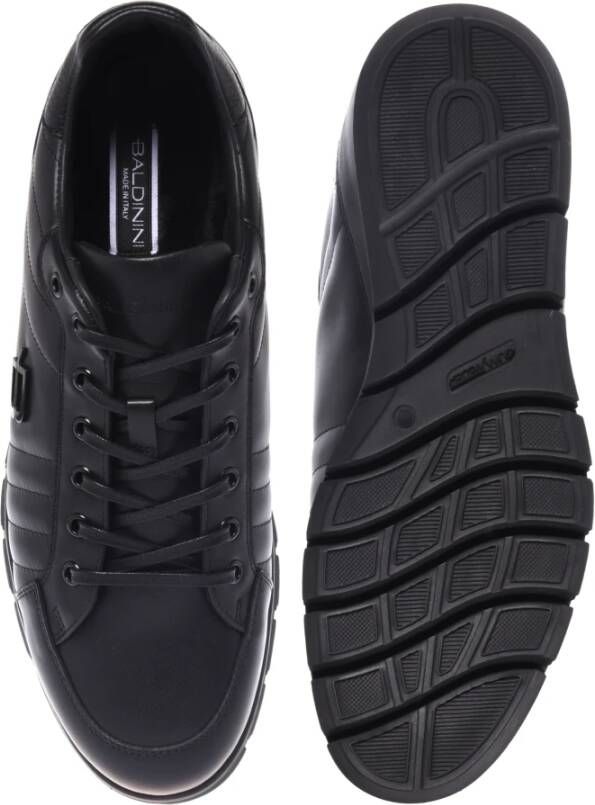 Baldinini Trainers in black leather Black Heren