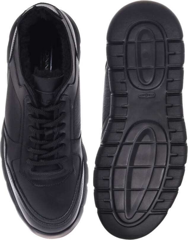 Baldinini Trainers in black leather Black Heren