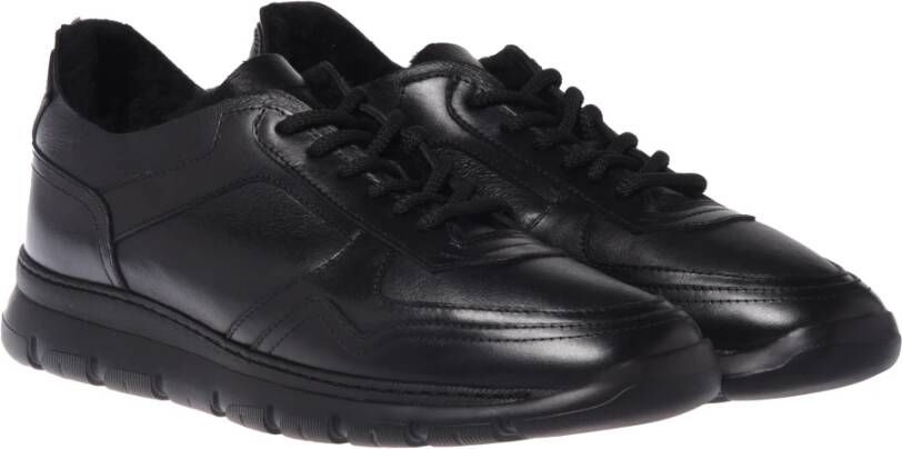 Baldinini Trainers in black leather Black Heren