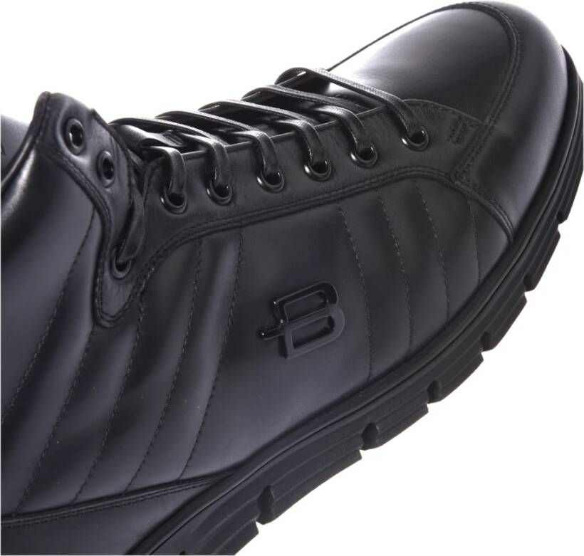 Baldinini Trainers in black leather Black Heren