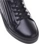 Baldinini Trainers in black quilted leather and leather Black Heren - Thumbnail 4