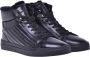 Baldinini Trainers in black quilted leather and leather Black Heren - Thumbnail 3