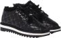 Baldinini Trainers in black quilted leather with studs Black Dames - Thumbnail 3