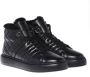 Baldinini Trainers in black speckled leather and quilted leather Black Heren - Thumbnail 3