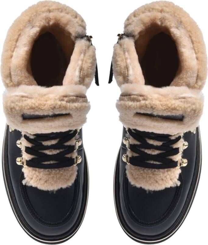 Baldinini Trainers in black suede and sheepskin Multicolor Dames