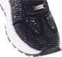 Baldinini Trainers in black suede leather with rhinestones Black Dames - Thumbnail 4