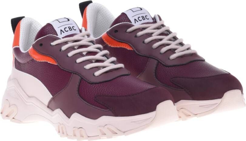 Baldinini Trainers in burgundy eco-leather Multicolor Dames