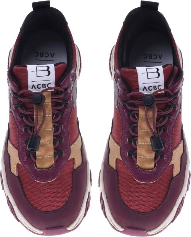 Baldinini Trainers in burgundy eco-leather Multicolor Dames