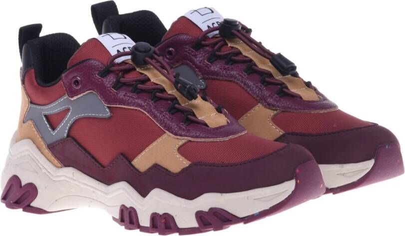 Baldinini Trainers in burgundy eco-leather Multicolor Dames