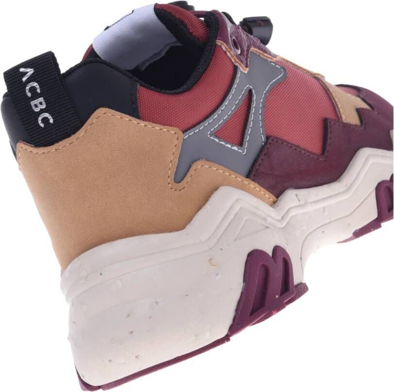 Baldinini Trainers in burgundy eco-leather Multicolor Dames