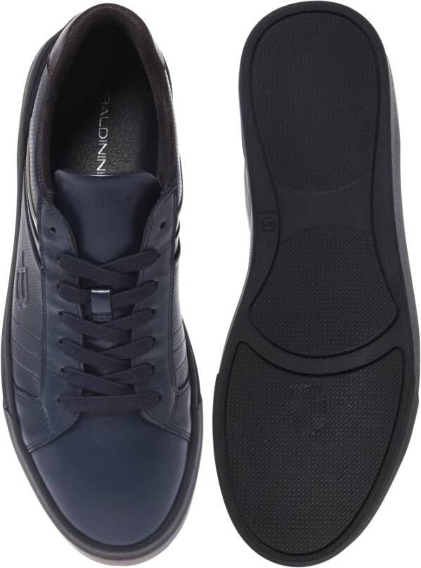 Baldinini Trainers in dark blue leather Blue Heren